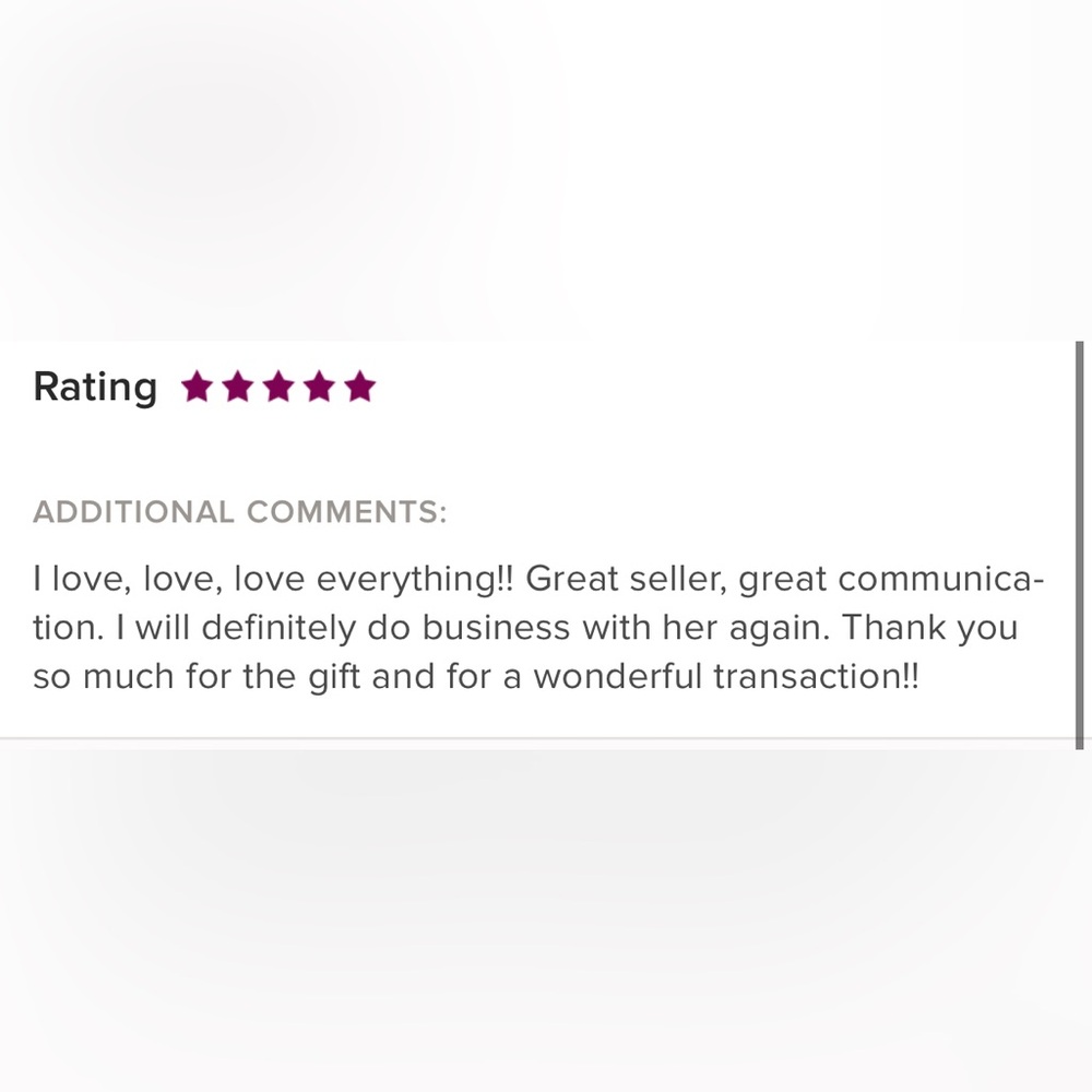 Shop with confidence! - Picture 3 of 4